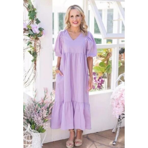 Chic Navy Blue Maxi Dress - Picture 6 of 6